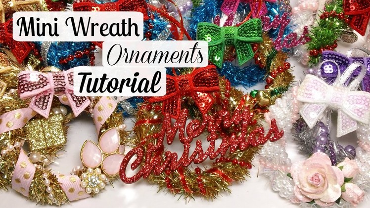 HoliDIY: Mini Wreath Ornaments + Tutorial!