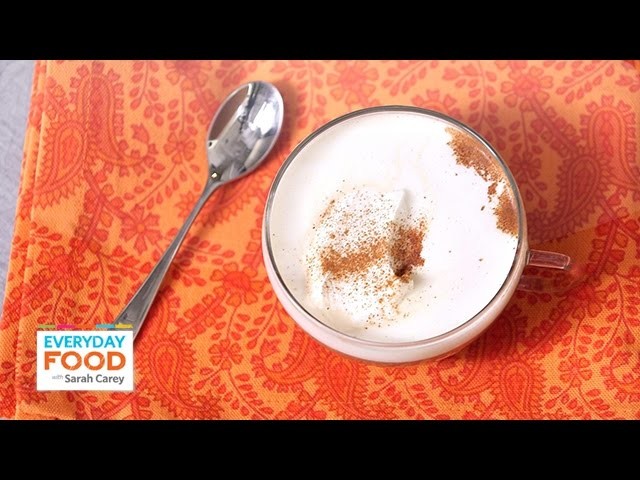 Homemade DIY Pumpkin Spice Latte - Everyday Food with Sarah Carey