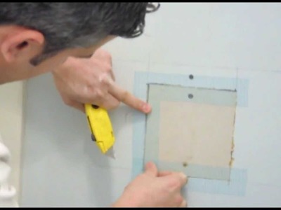 How 2-For U: Drywall Repair - Patching a large hole in your wall.
