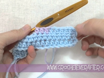 How To Change Color In Half Double Crochet