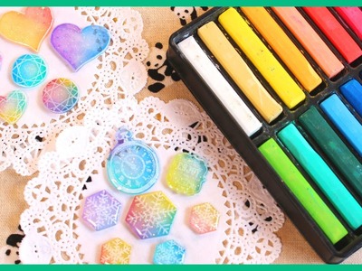 How to Color Shrink Plastic with Chalk Pastels [Collab ft. PolymomoTea]