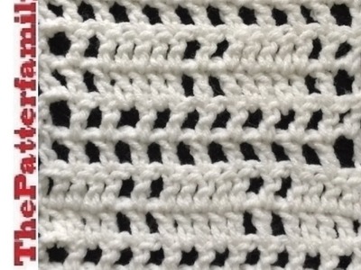 How to Crochet Stitch Pattern #12│by ThePatterfamily