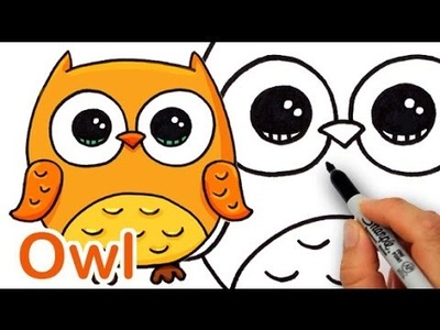 How to Draw a Cute Owl Easy