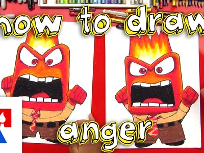 How To Draw Anger From Inside Out