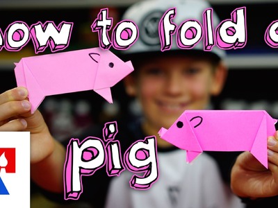 How To Fold An Origami Pig