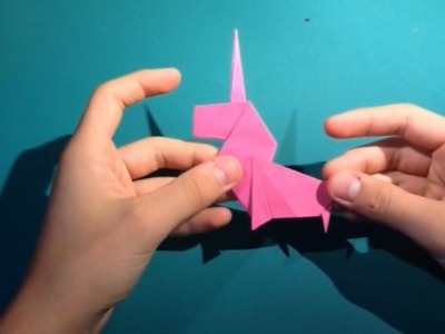 How To Fold An Origami Unicorn Designed By Perry Bailey