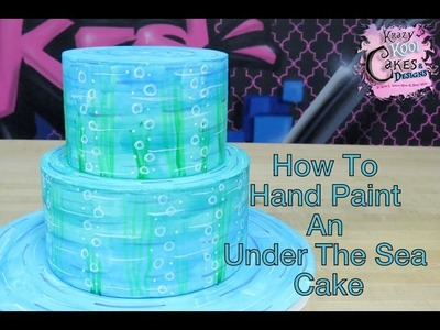 How To Hand Paint An Under The Sea Cake
