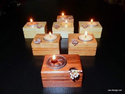 How to Make a Candle and Match Holder