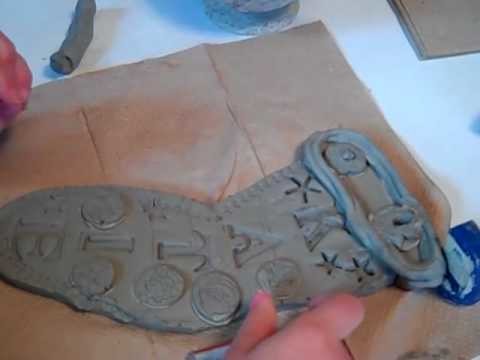 How to Make a Clay Christmas Stocking With a Three Year Old