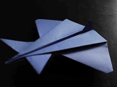 How to make a cool paper plane origami: instruction| Alien