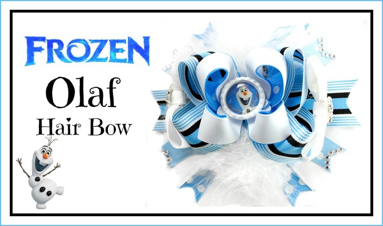 How to Make a Frozen Olaf Hair Bow - Hairbow Supplies, Etc.