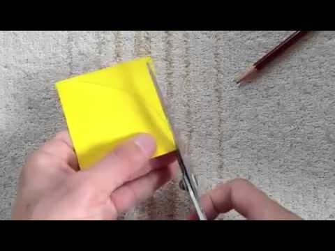 How to make a origami Full moon moon