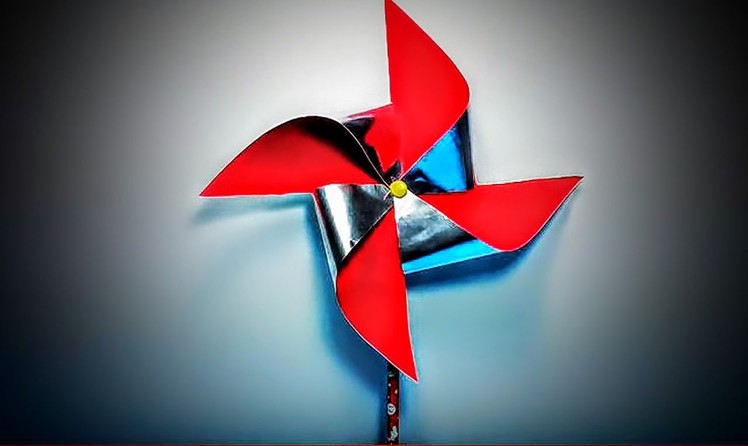 How to Make an Easy Homemade Pinwheel that SPINS!