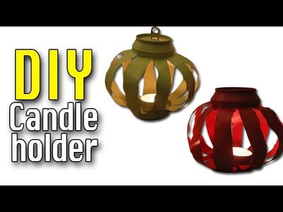 How to make Can Candle holders DIY