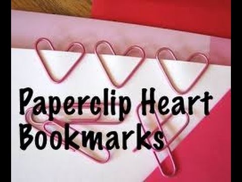 How To Make Paperclip Heart Bookmarks -DIY ||GGdoesrandomness