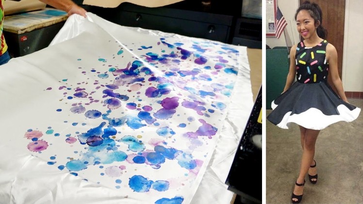 How to print fabric using Sublimation! :)