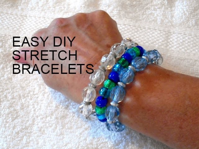 JEWELRY MAKING: Easy stretch bracelets for kids to make