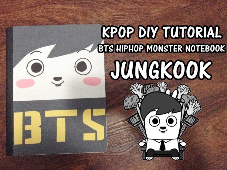 KPOP D.I.Y: BTS HIPHOP MONSTER Notebook - Jungkook