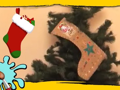 Last Minute Christmas Stocking Idea | DIY Christmas Crafts | Easy Christmas Paper Crafts for Kids