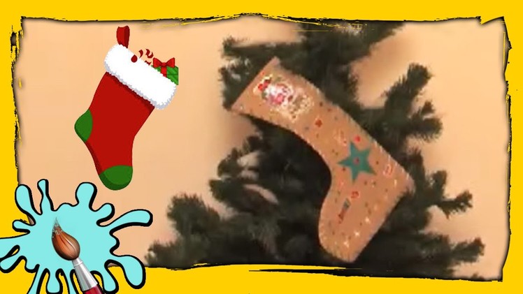 Last Minute Christmas Stocking Idea | DIY Christmas Crafts | Easy Christmas Paper Crafts for Kids