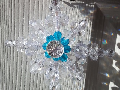 Make A Beautiful and Easy Beaded Star of Bethlehem Ornament!