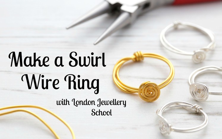 Make a Swirl Wire Ring - Jewelry Tutorial