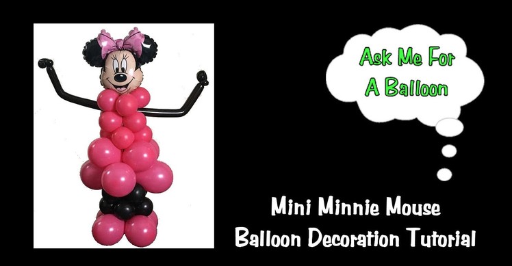 Minnie Mouse Balloon Decoration Tutorial