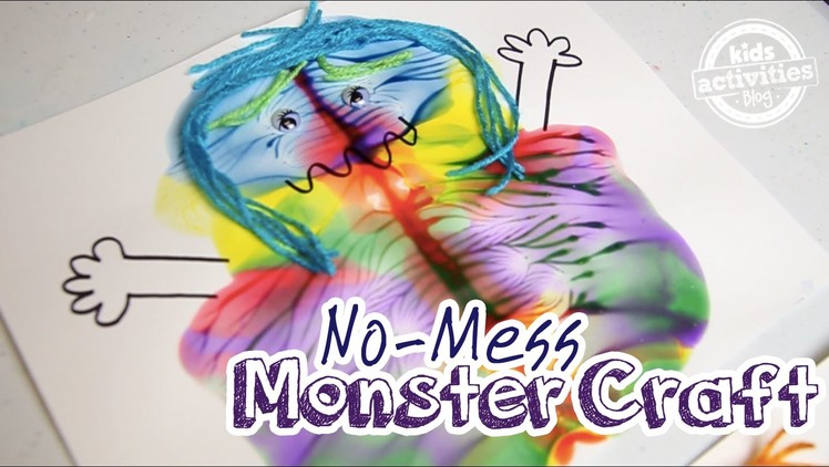 No Mess Monster Craft