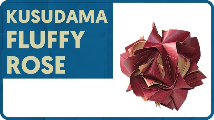 Origami Fluffy Rose (Natalia Romanenko)