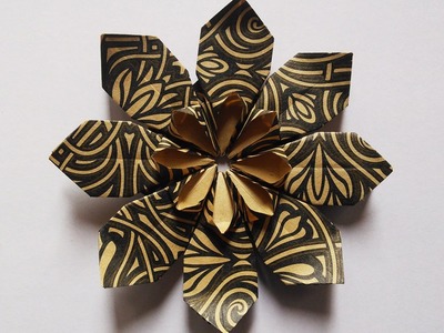 Paper Hand Work | New Origami Flower | HandiWorks #23