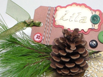 Pinecone Place-cards {Nature Inspired Thanksgiving Decor}