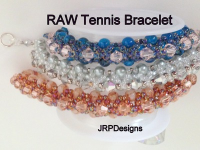 RAW Tennis Bracelet---Intermediate Tutorial