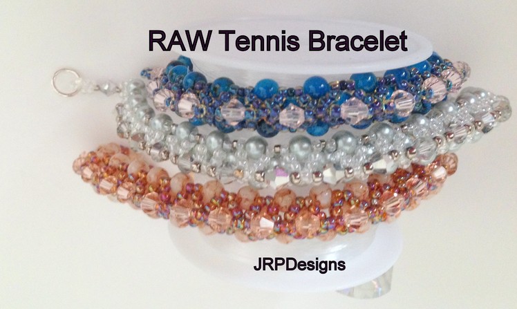 RAW Tennis Bracelet---Intermediate Tutorial