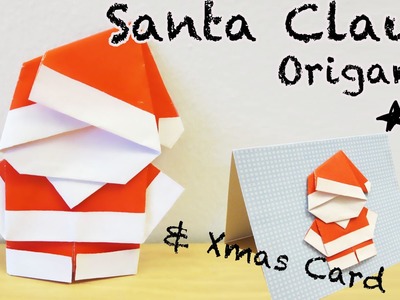 Santa Claus Origami & Xmas Card DIY | Sunny DIY
