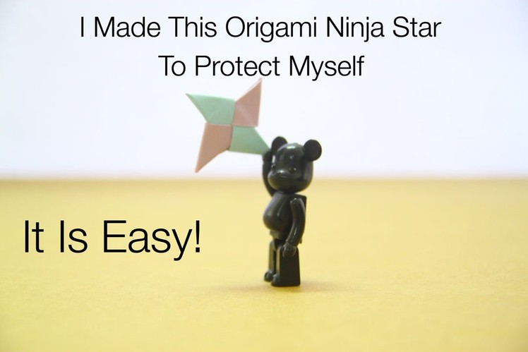 Simple Origami For Kids - Ninja Star (Shuriken)