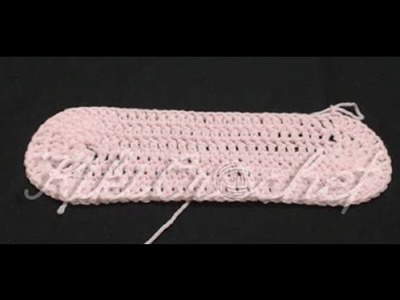 Crochet Adult Sole (English tutorial)