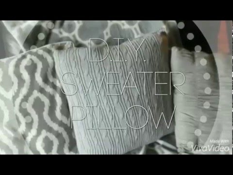 D.I.Y. SWEATER PILLOW