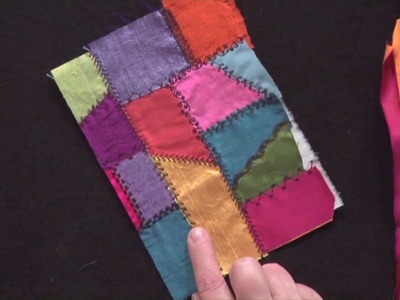 Deconstructed Crazy Quilt Technique  |  National Quilters Circle