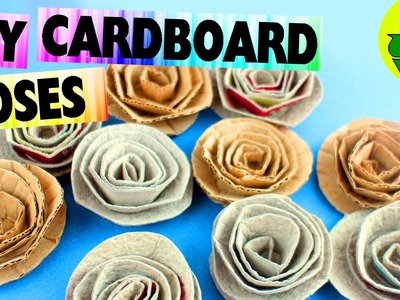 DIY Cardboard Roses- Easy Crafts