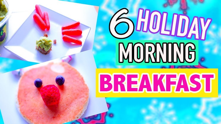 DIY Easy Cute Holiday Treats - Morning breakfast ideas Last Minute for Christmas 2015