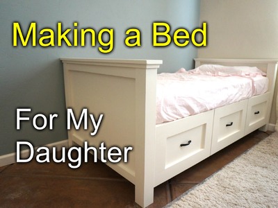 DIY farmhouse bed for my daughter