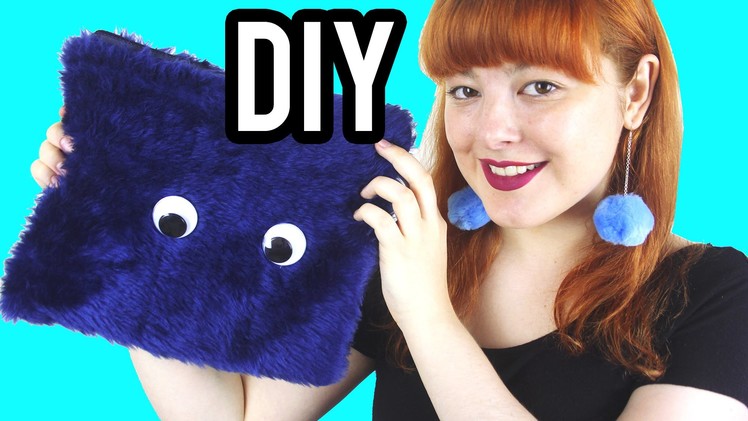 DIY Furry Clutch with Eyes | Make Thrift Buy #32