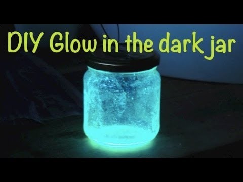 DIY Glow in the Dark Jar by SketchaSmile!