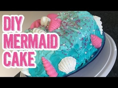 DIY Mermaid. Under the Sea. Seashell Cake Decorating (Beginner Level) | My Baby Shower Cake