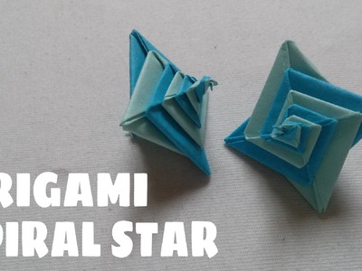 DIY Origami Ornament - Origami Spiral Star