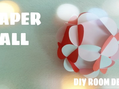 DIY Room Decor - 3D Paper Ball Tutorial