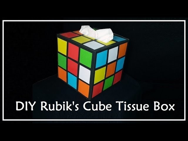 DIY Rubik's Cube Tissue Box | Big Bang Theory
