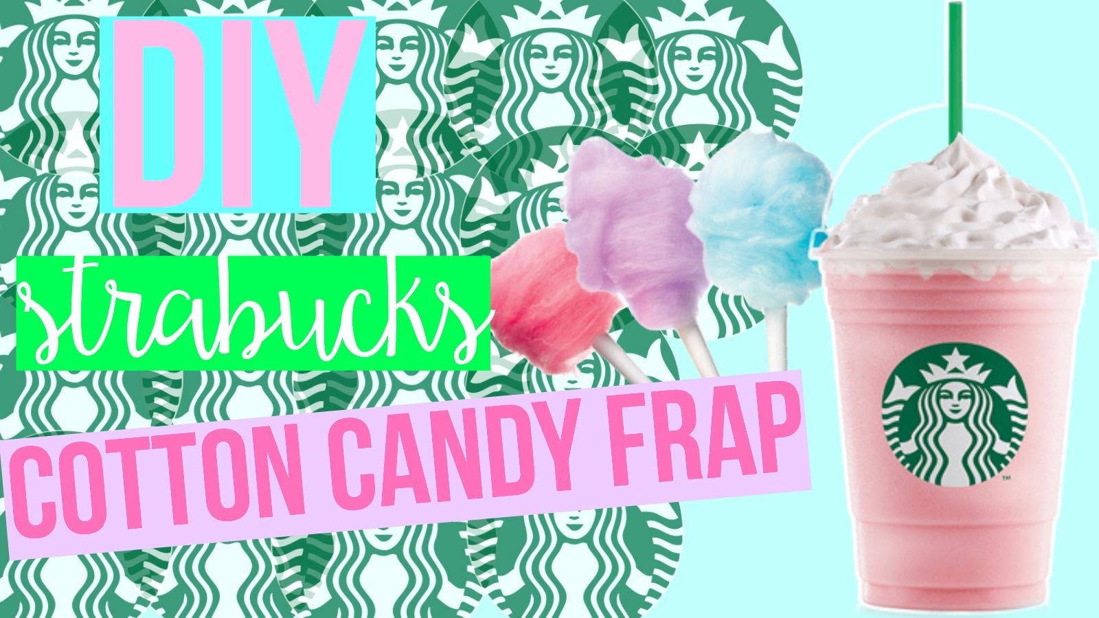 Diy Starbucks Cotton Candy Frappuccino