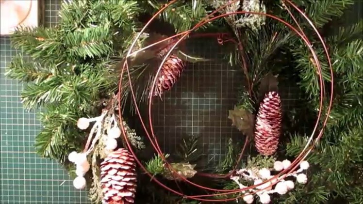 DIY.tutorial How to make a Christmas Wreath from scratch for ve