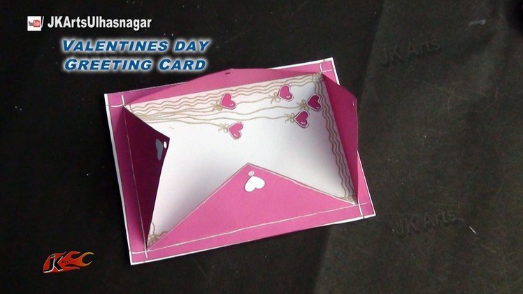 DIY Valentine's Day Greeting Card | How to make | JK Arts 846